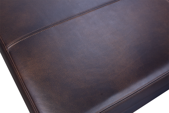 Decor-Rest Leather Storage Ottoman