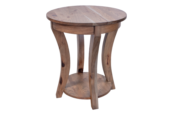 Rustic Hickory End Table