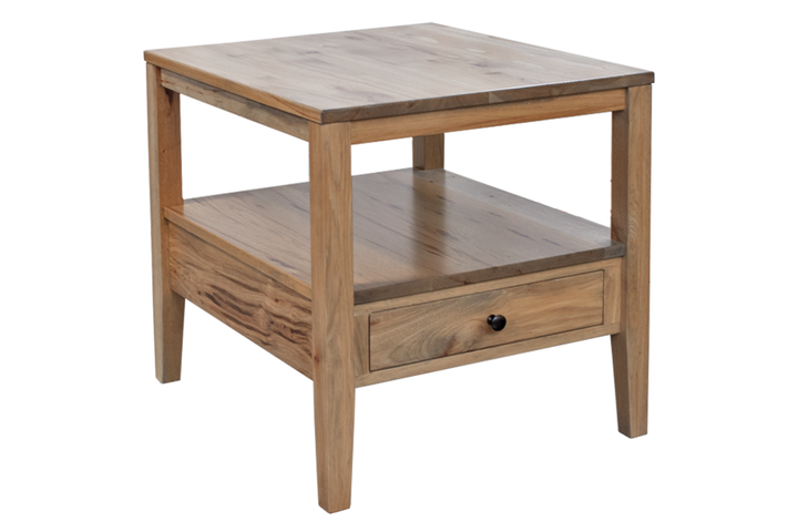 Rustic Hickory End Table