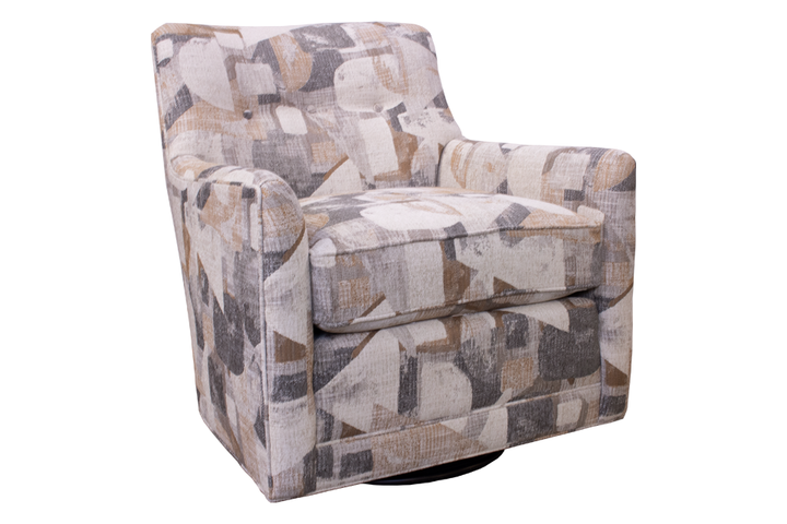 Smith Brothers Upholstered Swivel Glider