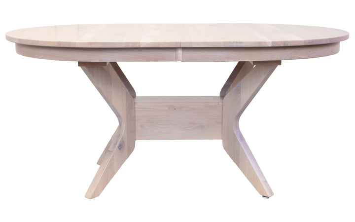 Rustic White Oak Dining Table