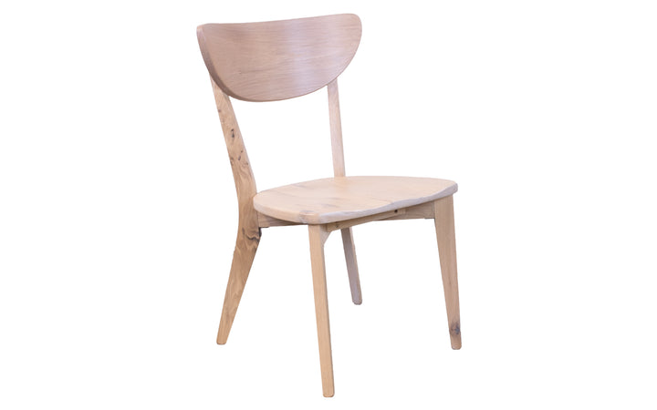 Rustic White Oak Dining Chair