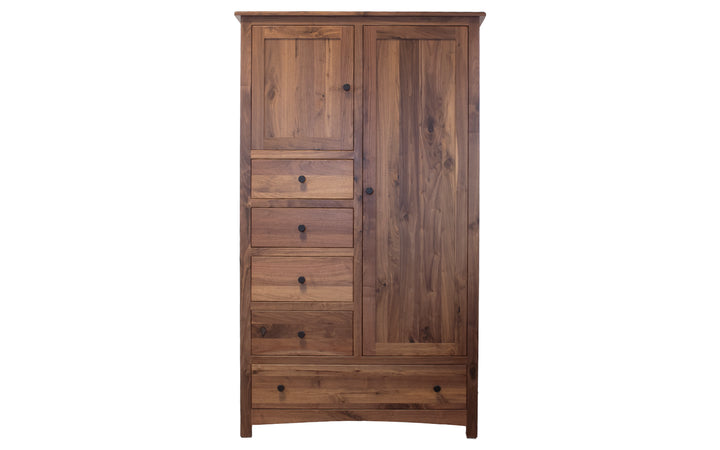 Rustic Walnut Chifforobe