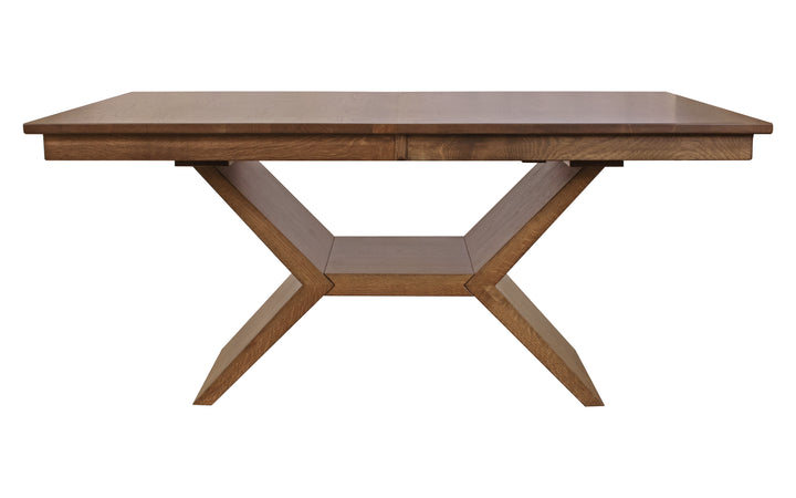 Rustic White Oak Dining Table