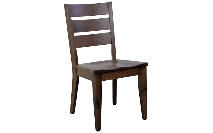 Rustic White Oak Dining Chair