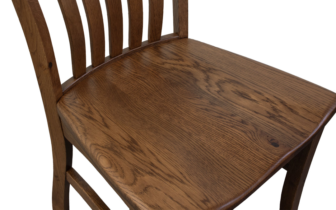 Rustic White Oak Dining Chair