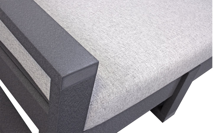 Outdoor Cushion Chair - Dark Gray & Morning