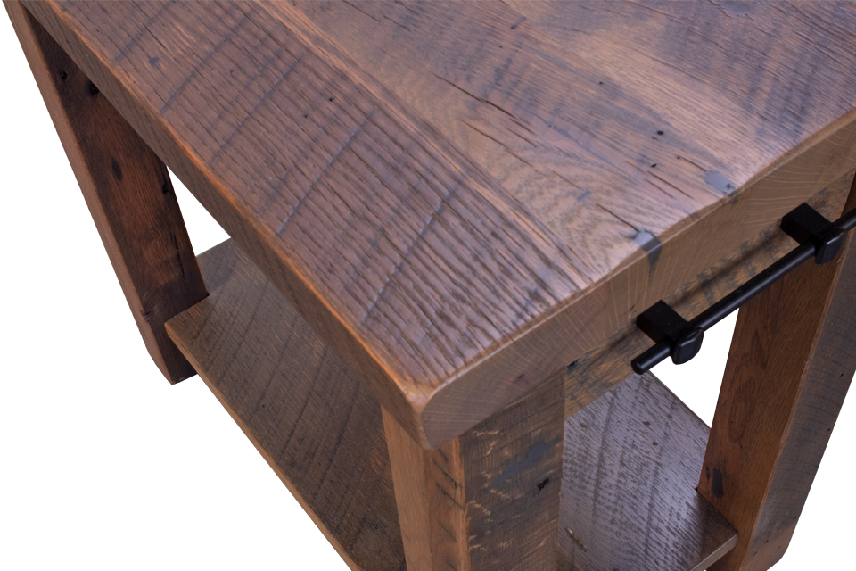 Reclaimed Oak End Table