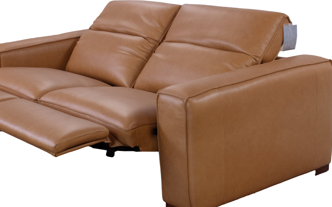 Violino Leather Power Reclining 2 Seat Sofa