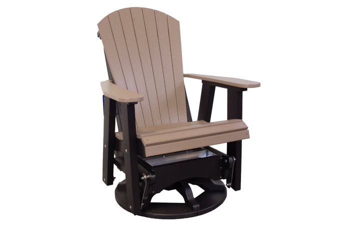 Outdoor Adirondack Swivel Glider