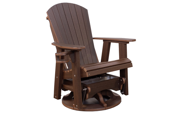 Outdoor Swivel Glider - Brazil Walnut