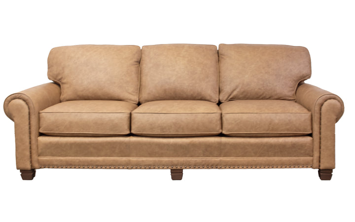 Smith Brothers Leather Sofa