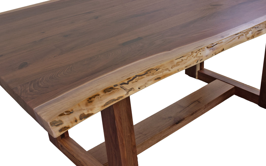 Walnut Live Edge Dining Table