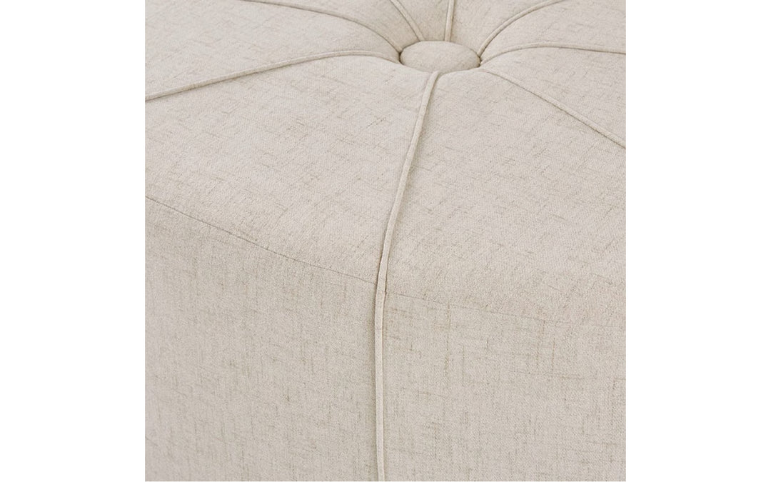 Farris Upholstered Oval Ottoman