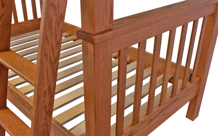 Oak Twin Bunk Beds