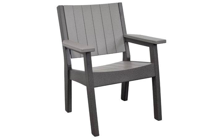 Outdoor Chat Chair - Anchor Gray & Coffee