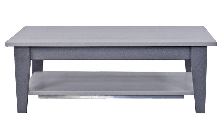 Outdoor Coffee Table - Light Gray & Charcoal