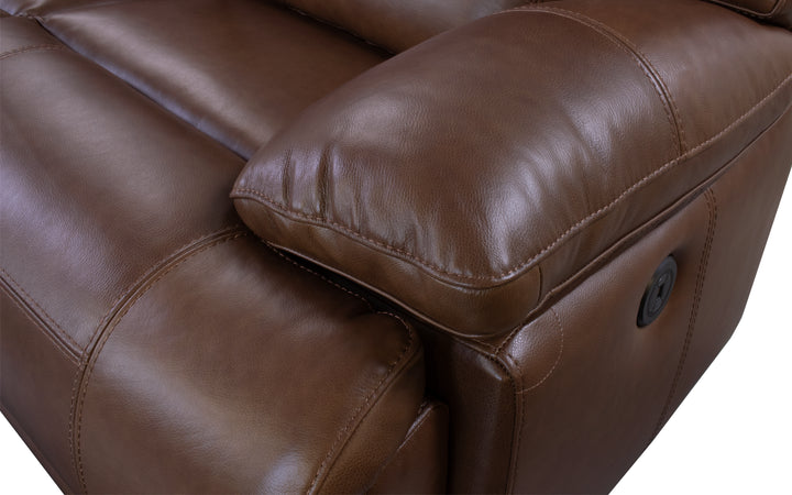 Violino Leather Power Reclining Loveseat