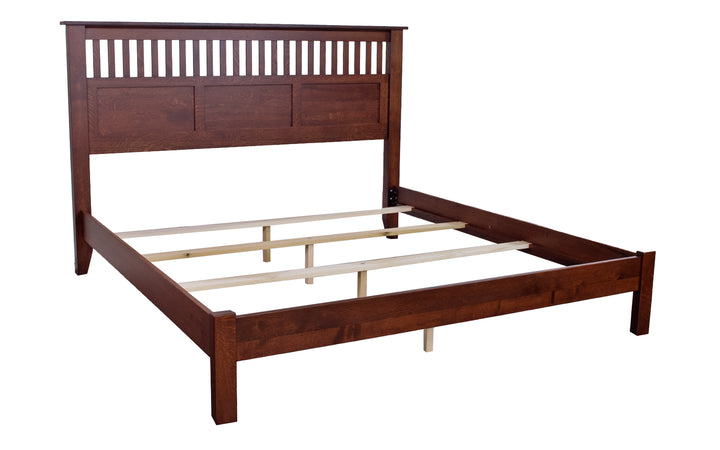 Rustic Quartersawn White Oak King Bed