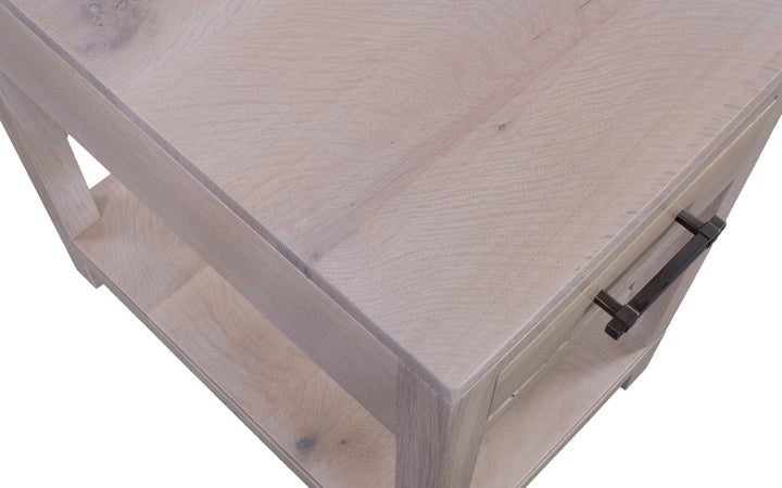 Rustic Quartersawn White Oak End Table