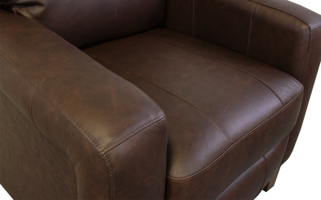 Best Leather Push-Back Recliner