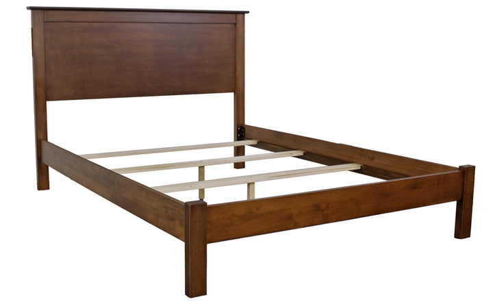 Brown Maple Queen Bed