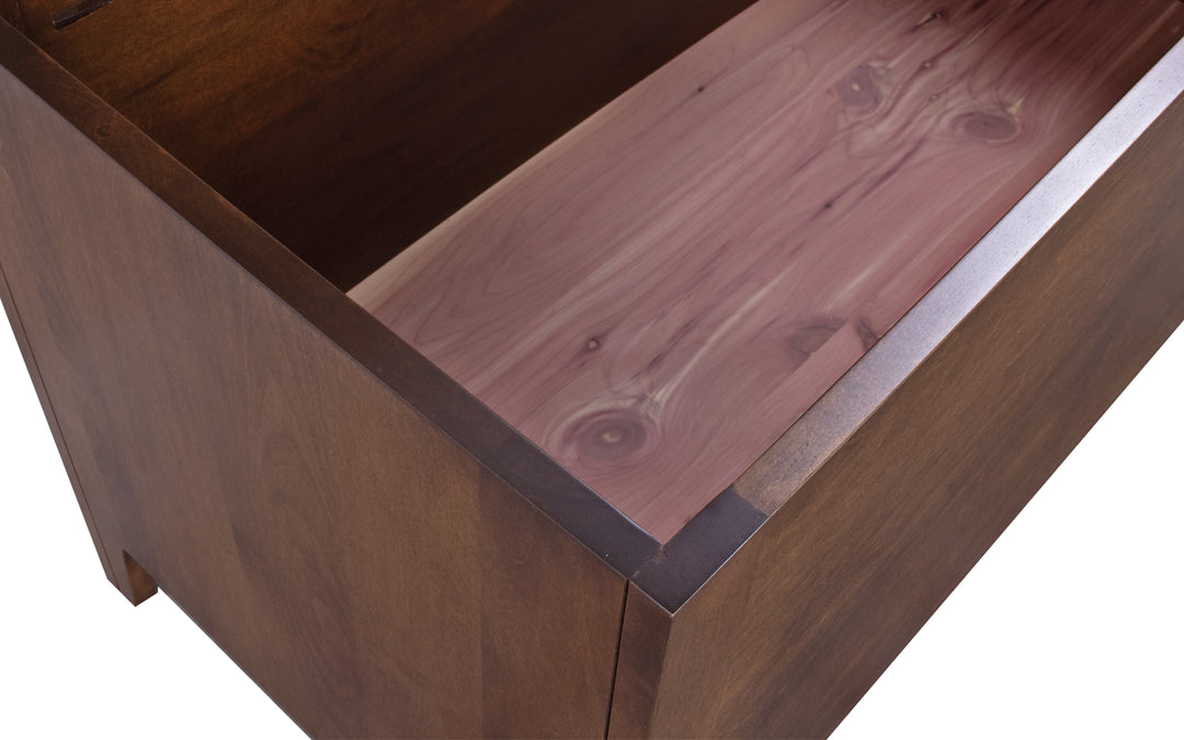 Brown Maple Blanket Chest