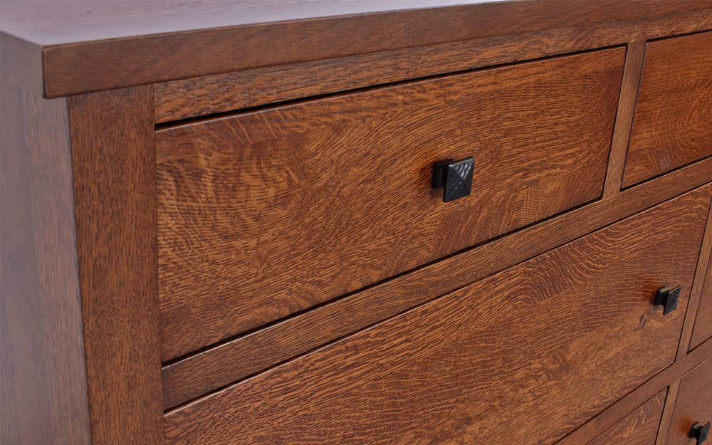 Rustic Quartersawn White Oak Dresser – Redekers Rustic Quartersawn White Oak Dresser – Redekers
