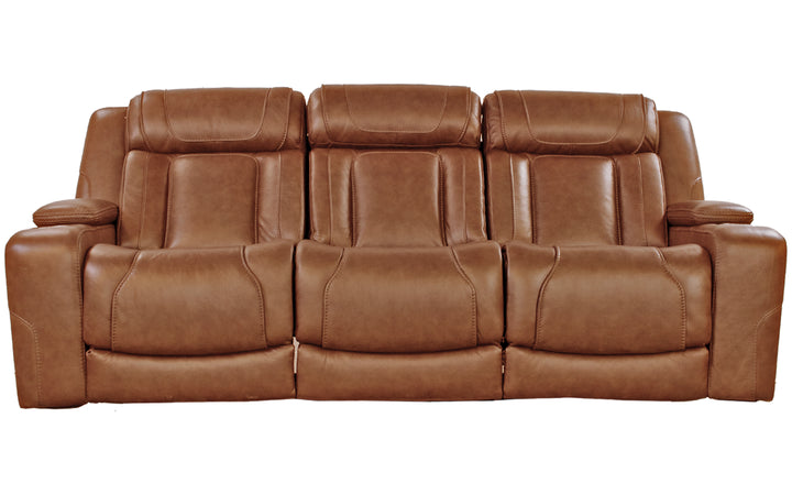 Kuka Leather Power Reclining Sofa