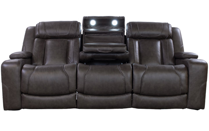 Kuka Leather Power Reclining Sofa