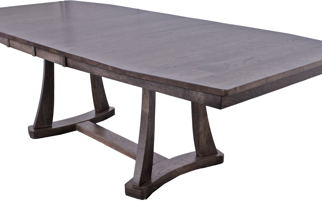 Rustic White Oak Dining Table