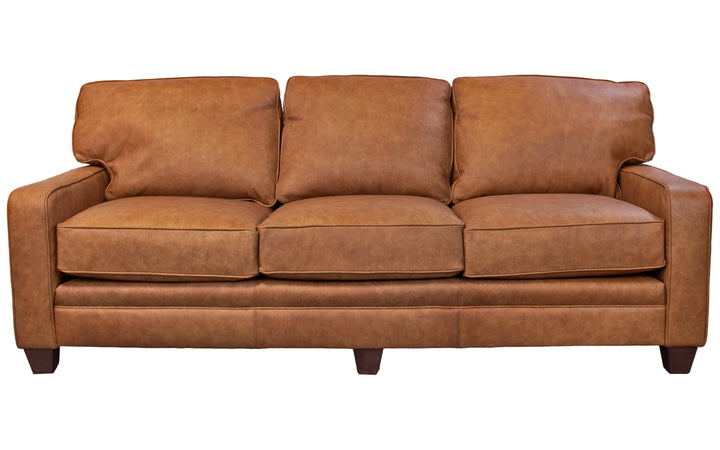 Smith Brothers Leather Sofa