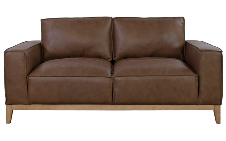 Kuka Leather Loveseat