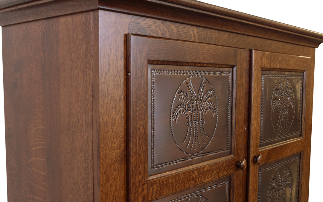 Rustic Quartersawn White Oak Pie Safe