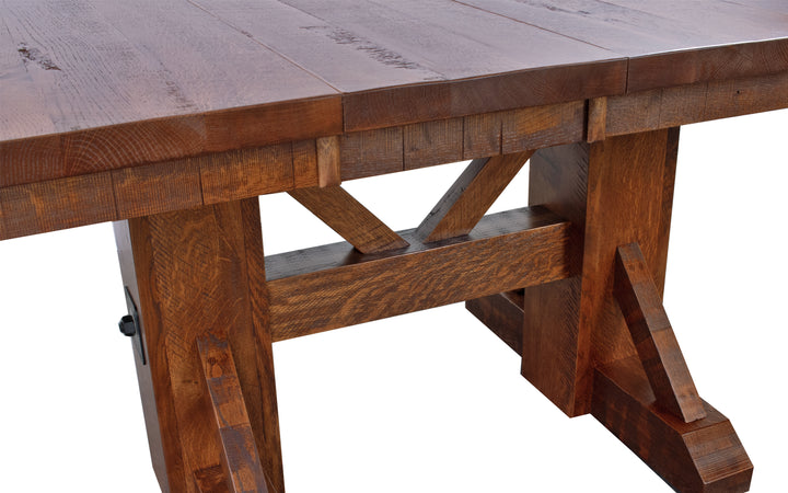 Rustic Quartersawn White Oak Dining Table