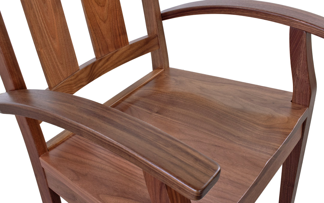 Walnut Dining Arm Chair