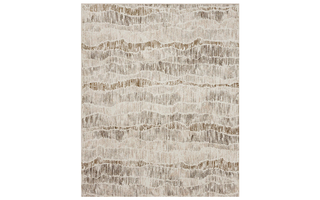 Milestone by Karastan Rugs Antelope Canyon Grey 5.3 X 7.10 Area Rug