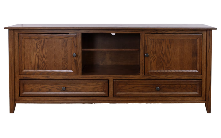 Oak TV Console