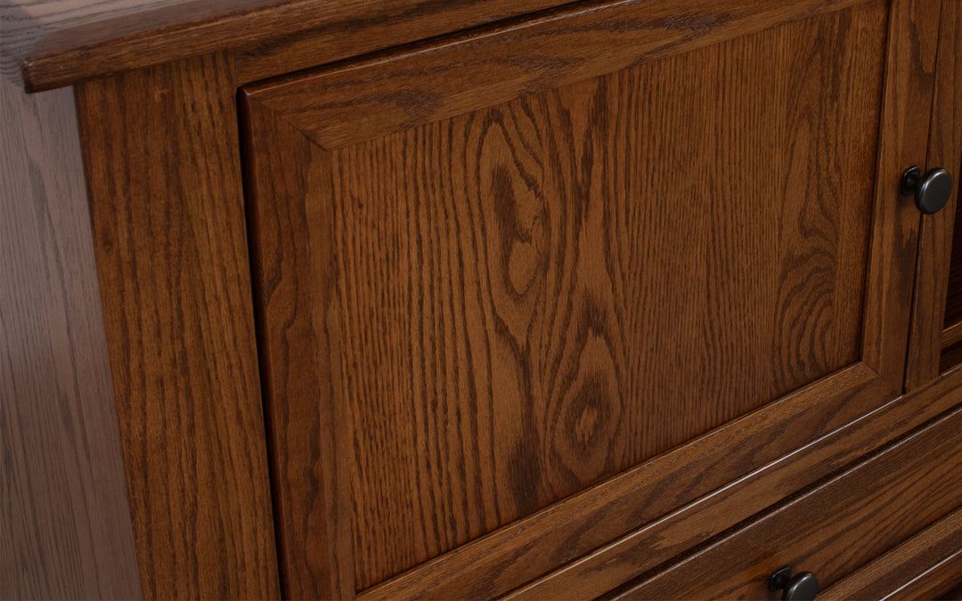 Oak TV Console