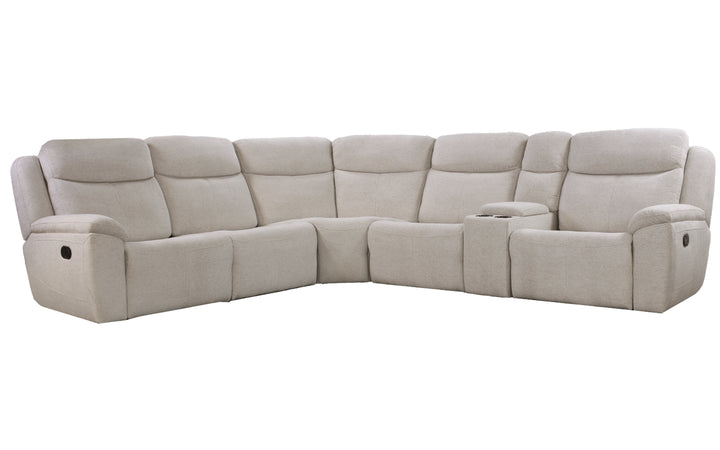 Kuka Upholstered Manual Reclining Sectional