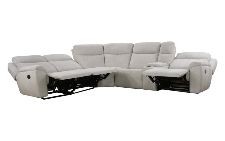 Kuka Upholstered Manual Reclining Sectional