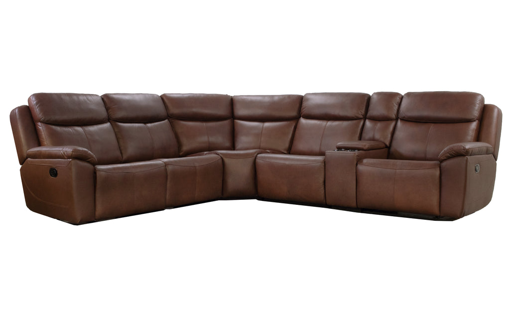 Kuka Leather Manual Reclining Sectional – Redekers