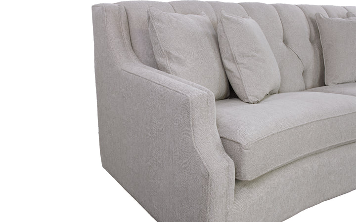 Decor-Rest Upholstered Curved Sofa