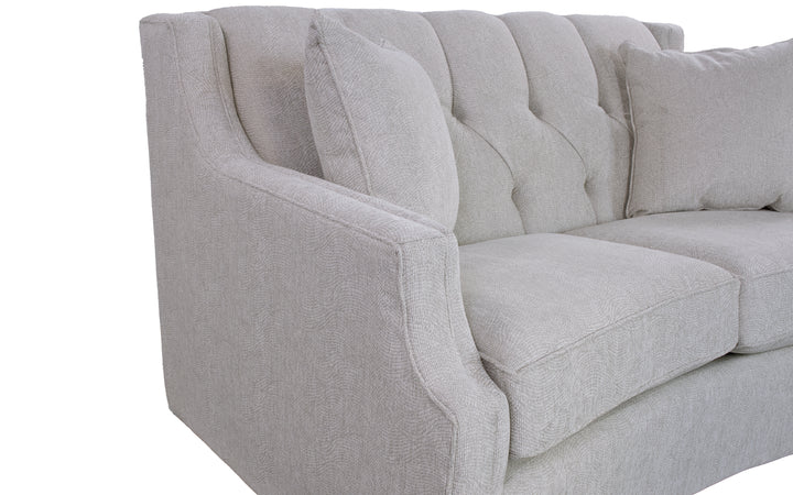 Decor-Rest Upholstered Curved Sofa