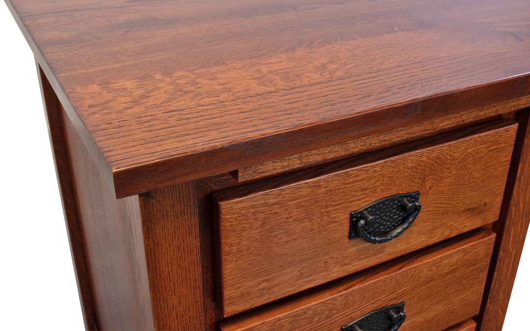 Quartersawn Hard White Oak Desk