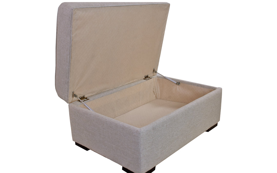 Decor Rest Upholstered Storage Ottoman