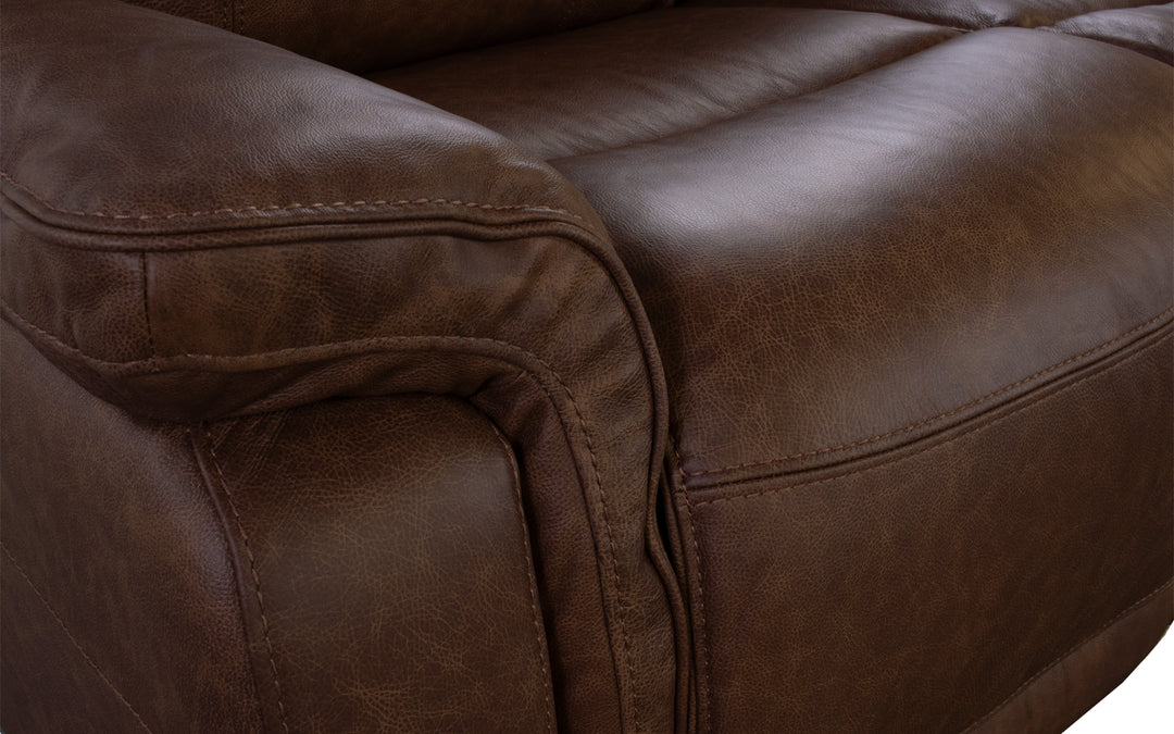 Violino Leather Power Reclining Loveseat