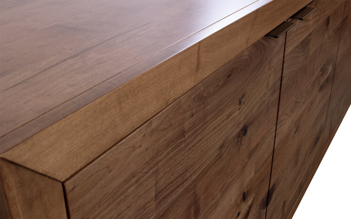 Brown Maple & Rustic Walnut Credenza