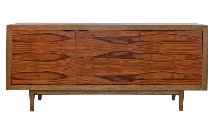 Rustic Hickory & Rosewood Credenza