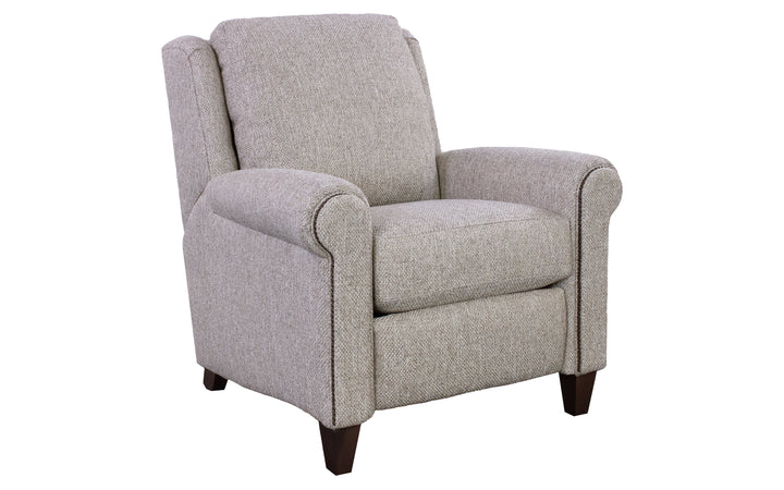 Smith Brothers Upholstered Push-Back Recliner